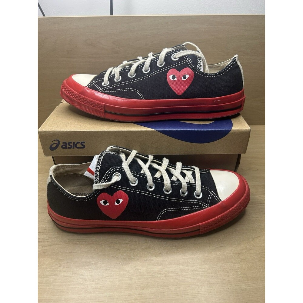 Converse Chuck Taylor All Star 70 Comme des Garcons PLAY Black Red M8/ W10
